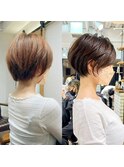 前下がり/絶壁解消/ひし形/大人ショートボブ/30代/40代★猪狩★
