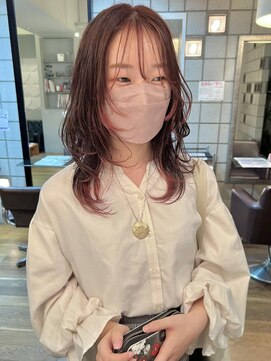 クリアーオブヘアー 本山店(CLEAR of hair) long wolf × design color