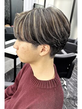 リアオオサカ テラス 梅田(Ria OSAKA terrace) ～メンズ　メッシュ　ハイライトカラー～ 【Ria 大阪 梅田】