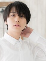 メンズヘア ビーセカンド 草加店(MENS HAIR B-2)&nbsp;学生ナチュラルブラックメンズショートT草加