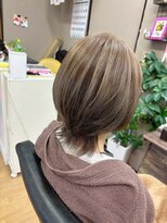 ショコラ&nbsp;白髪ぼかしハイライト