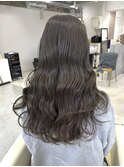 アッシュグレージュ イルミナカラー ブリーチなしダブルカラー