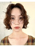 パーマボブパーマボブウルフパーマミニボブパーマウルフパーマ