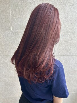 ゲン(gen.) 暖色系カラー/レッドブラウンカラー/ロングヘア10代20代30代
