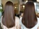 エレノア 仙台(Eleanor)の写真/【髪質改善縮毛矯正】で、シルクのようななめらかストレート＊潤い・ツヤ感・指通り...理想の髪質が叶う★