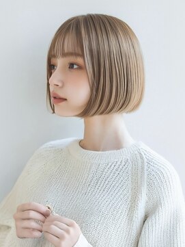 トーン(TONE) ミニボブ/ベージュ/10代20代30代