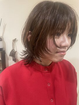 ヘアアンドスペース ベロン(hair&space velon) ミディアムレイヤースタイル