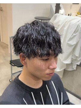 スイッチ(men's SWITCH) ツイストスパイラルパーマメンズマッシュ刈り上げレイヤー
