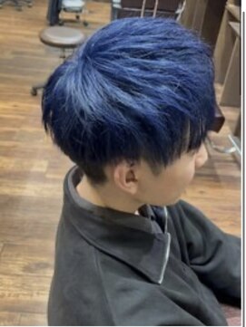 ランソ 新宿(RUNSO) スパイキーショート×フェザーパーマ×サーフカール