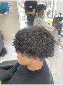 【メンズ/ツイストスパイラルパーマ】くまがい