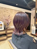 ヘアリゾート粋 ティガ 池袋店(tiga)&nbsp;ウルフレイヤーカット/ピンクアッシュ
