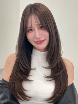 ノイズオオサカ 天王寺店(NOISM OSAKA) アッシュグレーレイヤーカットアッシュ20代30代40代韓国ヘア艶髪