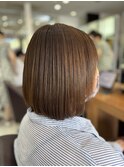 オイルストレートボブ