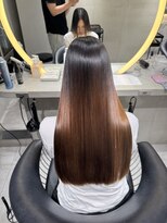 ロンドウル 熊本(Lond ulu) 暗めカラー/レイヤーカット/髪質改善/縮毛矯正/韓国ヘア