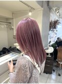ペールピンク ハイトーン ダブルカラー