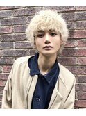 MEN’S HAIR/ブルーブラック/フェザーパーマ/渋谷ア