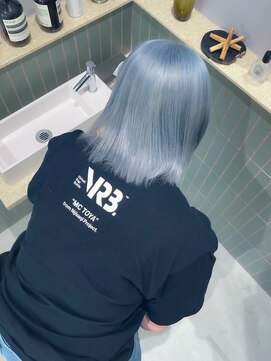 キオクエコ(KIOX eko) ハイトーンボブ/エフェクトブリーチ/リタッチ/髪質改善