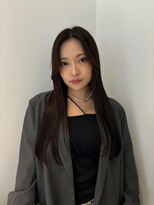 ビューバイネオリーブ 用賀店(Beau'r by neolive) くびれヘア縮毛矯正アプリコットオレンジ夏ハイライト《用賀》