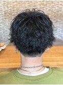 MEN’S HAIR/波巻きツイストスパイラル/リバースセンターパート