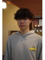 エディ(Edy)&nbsp;波巻きスパイラルパーマケアパーママッシュウルフ眉毛カット岡山