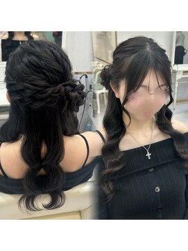 ヘアセットアリエス(aries) くるみちゃんヘア