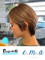 エマヘアデザイン(e.m.a Hair design)&nbsp;ベージュカラー
