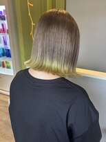 ヘアークリエイションソイ(HAIR CREATION SOI)&nbsp;ボブ エンドカラー イエロー