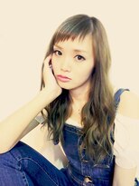 ヘアスピリッツアンクス(Hair Spirit anx)&nbsp;ショートバングのプラチナロング