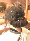 パールもOK！ちょいゆるギブソンタック neolivecopain