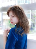 流しバング 簡単スタイリング 大人かわいい★★
