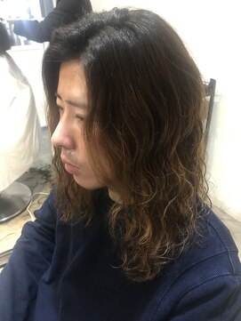 ロジ(Roji) 【ROji】メンズロングヘアにパーマかけてみた