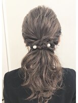 アレンヘアー 八尾店(ALLEN hair)&nbsp;透け感たっぷりふんわりアレンジ