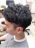 メンズ、強めパーマ！！