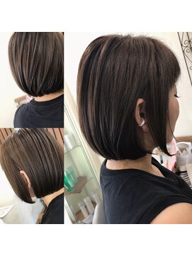 リズ オブ ヘアー(Lis of hair) ショートボブ☆アッシュグレー【大橋】＠lis_oohashi