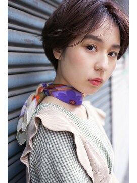 ブゾン(buZon) 【buZonブゾン】ハンサムショート×ラベンダーブラウン