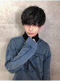 前髪長め ナチュラルマッシュ