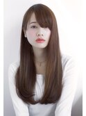 うる艶サラサラロング×暖色系ピンクパープル髪質改善/錦糸町f