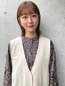 ラボヌール ヘアーウル 春日部西口店(La Bonheur hair heureux) 大人可愛いくびれヘア20代30代40代アースカラー似合わせカット
