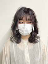 ベルクープス 天王寺店(Belle Coupes) 【BelleCoupes】三島直子 パープルグレージュ 10代20代30代