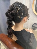ヘアセット シャンプーアンドスパ専門店 ウルー(Uruu) 【ポニーテール】天神/天神駅/ヘアセット/早朝