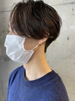 キノ(kino) 【竹嶌】メンズセンターパート/ナチュラルパーマ/刈り上げ/黒髪