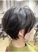 【YOSHIスタイル】ひし形耳掛けショート