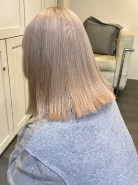 ベレーザ 渋谷(BELEZA) 3668ミルクティーアッシュハイトーンカラーグレーベージュ