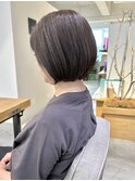 大人可愛い20代30代40代小顔　ショートボブ