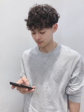 モリオフロムロンドン 松戸店(Morio from London) 【松戸 岩口】波巻きスパイラルマッシュパーマショート