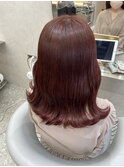 チェリーピンク/ピンクブラウン/韓国ヘア