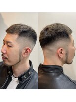 メグロバーバーショップロッポンギ 目黒六(MEGURO BARBER SHOP 6PPONGI)&nbsp;クロップフェード×