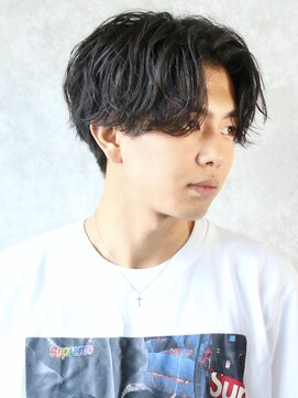 クロト 福岡本店(KUROT) ツーブロックマッシュ韓流センターパート簡単流行刈り上げ