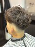 お任せ限定　　似合わせ刈上げ＆アイロンコテパーマ　