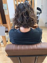 グランバイ アトリエドングリ(Grand × AtlierDonguri)&nbsp;お客様髪質改善データ1308（夏ウェーブパーマ）